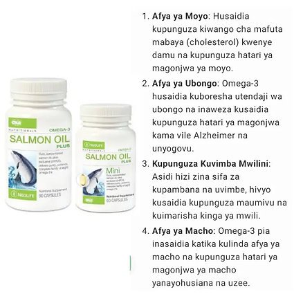 OMEGA 3 SALMON OIL - 60 Capsules
