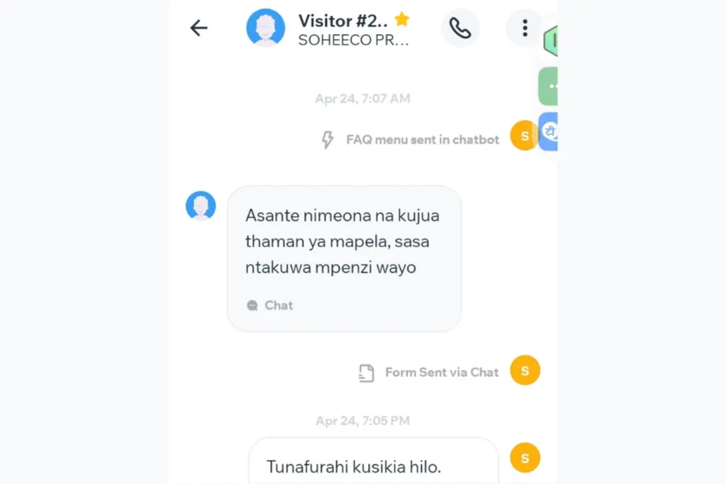 Ushuhuda kuhusu Lishe ya Mapera